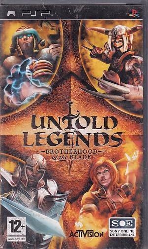 Untold Legends - Brotherhood of the Blade - PSP (B Grade) (Genbrug)